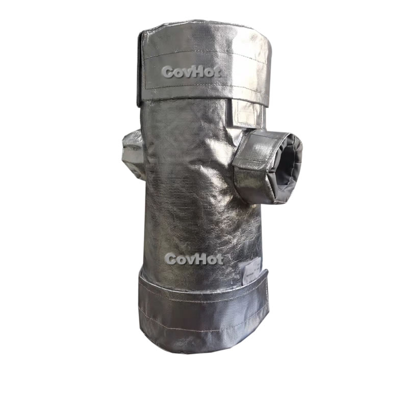 鋁箔管道設(shè)備保溫套 冬季設(shè)備防凍 防火A級(jí) 耐高溫 方便拆卸