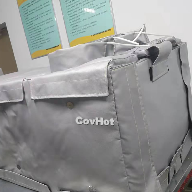 板式換熱器保溫套 美觀(guān)方便拆卸 熱力化工新材料行業(yè)適用